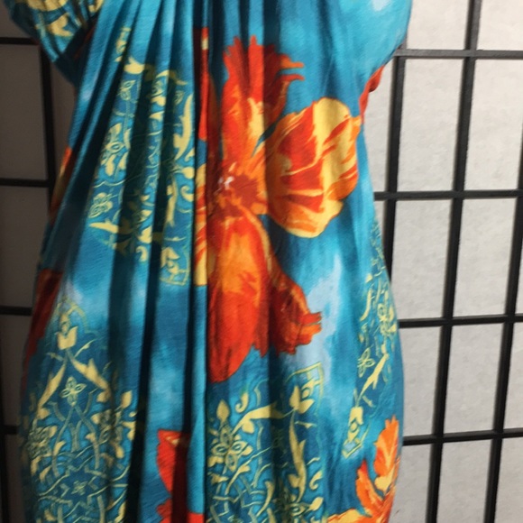 Gold Rama Halter Dress Size M - Picture 2 of 5